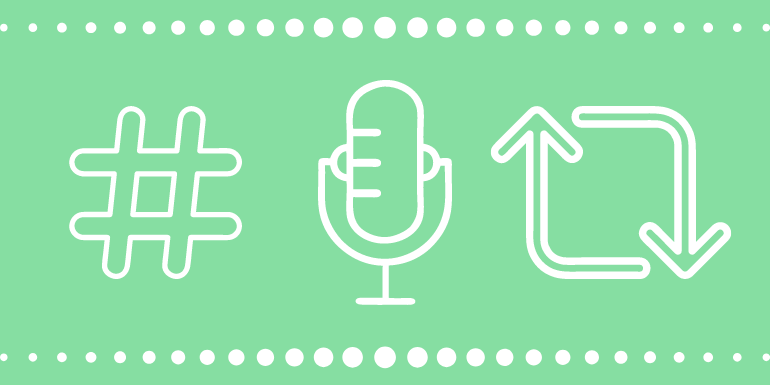 Twitter chat open mic banner